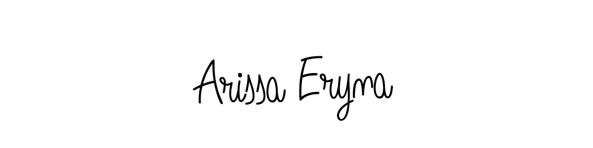 How to make Arissa Eryna signature? Angelique-Rose-font-FFP is a professional autograph style. Create handwritten signature for Arissa Eryna name. Arissa Eryna signature style 5 images and pictures png