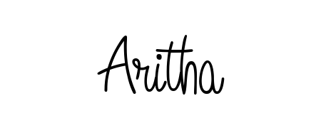 Aritha stylish signature style. Best Handwritten Sign (Angelique-Rose-font-FFP) for my name. Handwritten Signature Collection Ideas for my name Aritha. Aritha signature style 5 images and pictures png