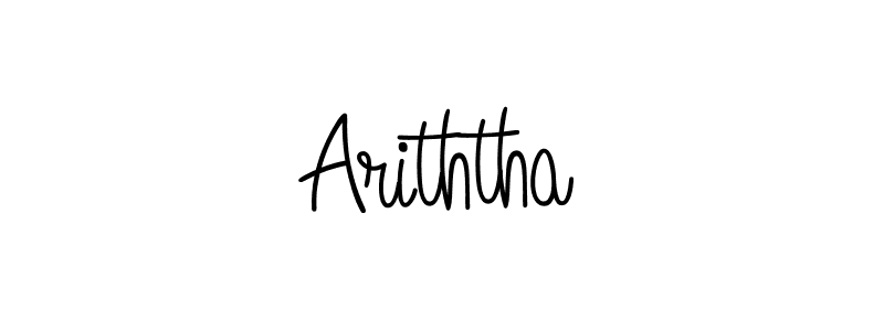 Make a beautiful signature design for name Ariththa. Use this online signature maker to create a handwritten signature for free. Ariththa signature style 5 images and pictures png
