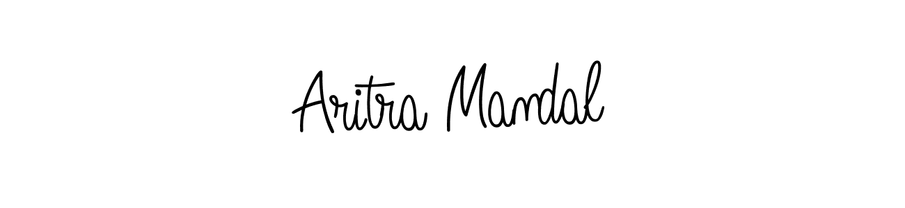 Aritra Mandal stylish signature style. Best Handwritten Sign (Angelique-Rose-font-FFP) for my name. Handwritten Signature Collection Ideas for my name Aritra Mandal. Aritra Mandal signature style 5 images and pictures png