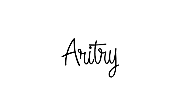 You should practise on your own different ways (Angelique-Rose-font-FFP) to write your name (Aritry) in signature. don't let someone else do it for you. Aritry signature style 5 images and pictures png