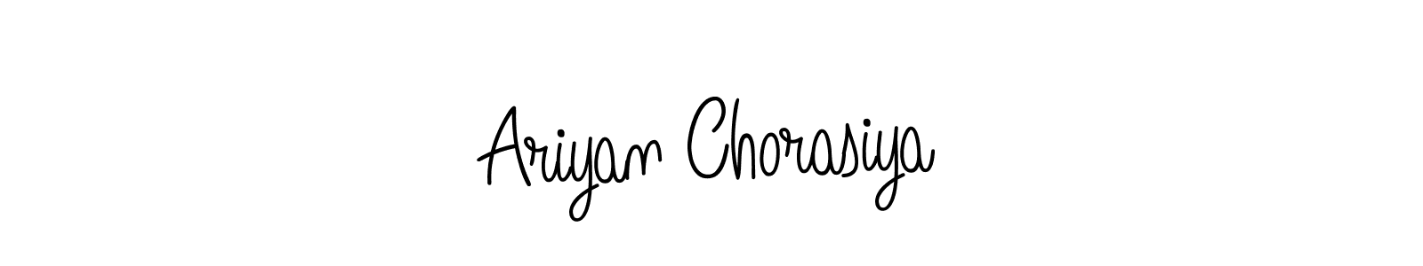 You can use this online signature creator to create a handwritten signature for the name Ariyan Chorasiya. This is the best online autograph maker. Ariyan Chorasiya signature style 5 images and pictures png