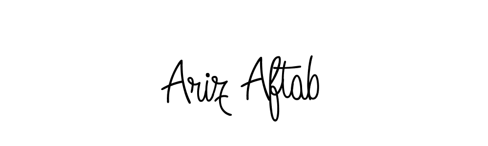 It looks lik you need a new signature style for name Ariz Aftab. Design unique handwritten (Angelique-Rose-font-FFP) signature with our free signature maker in just a few clicks. Ariz Aftab signature style 5 images and pictures png