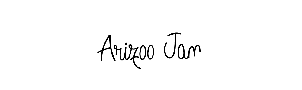 Design your own signature with our free online signature maker. With this signature software, you can create a handwritten (Angelique-Rose-font-FFP) signature for name Arizoo Jan. Arizoo Jan signature style 5 images and pictures png