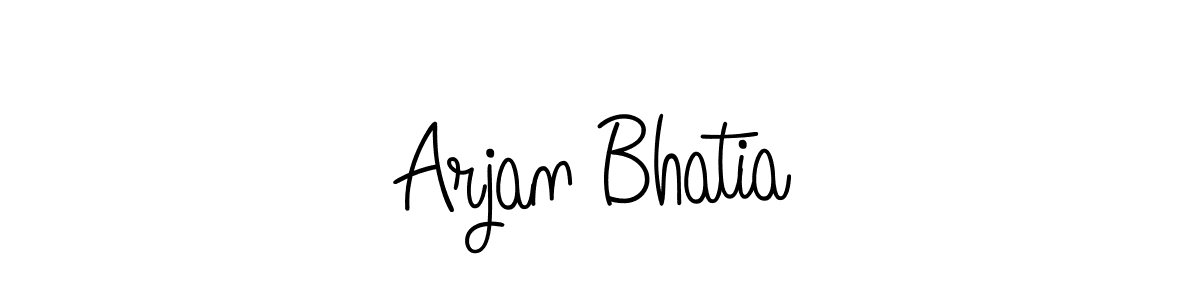 Make a beautiful signature design for name Arjan Bhatia. With this signature (Angelique-Rose-font-FFP) style, you can create a handwritten signature for free. Arjan Bhatia signature style 5 images and pictures png