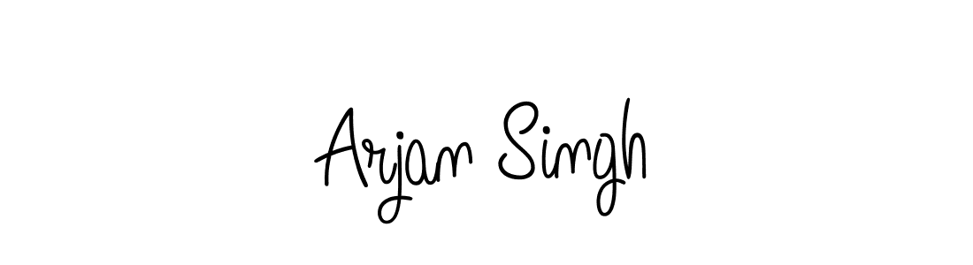 Arjan Singh stylish signature style. Best Handwritten Sign (Angelique-Rose-font-FFP) for my name. Handwritten Signature Collection Ideas for my name Arjan Singh. Arjan Singh signature style 5 images and pictures png