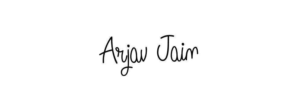 How to Draw Arjav Jain signature style? Angelique-Rose-font-FFP is a latest design signature styles for name Arjav Jain. Arjav Jain signature style 5 images and pictures png