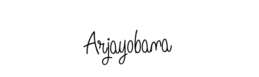Similarly Angelique-Rose-font-FFP is the best handwritten signature design. Signature creator online .You can use it as an online autograph creator for name Arjayobana. Arjayobana signature style 5 images and pictures png