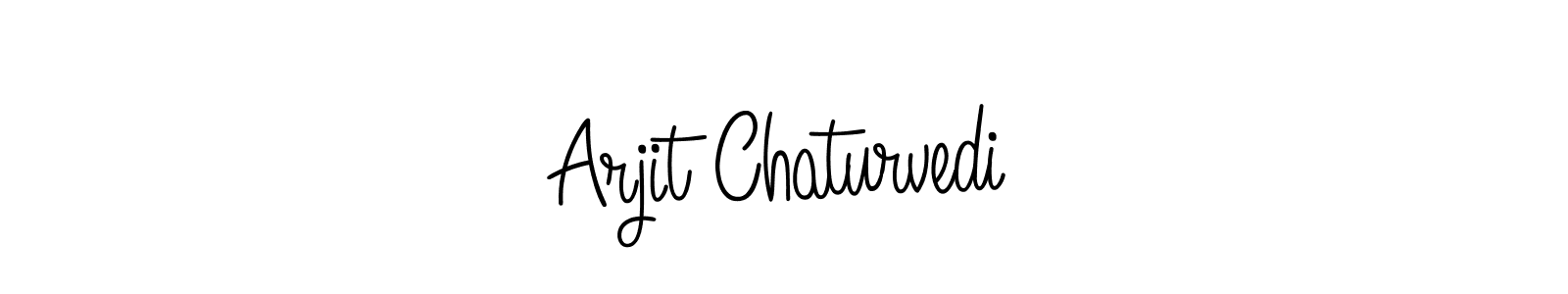 Make a beautiful signature design for name Arjit Chaturvedi. With this signature (Angelique-Rose-font-FFP) style, you can create a handwritten signature for free. Arjit Chaturvedi signature style 5 images and pictures png