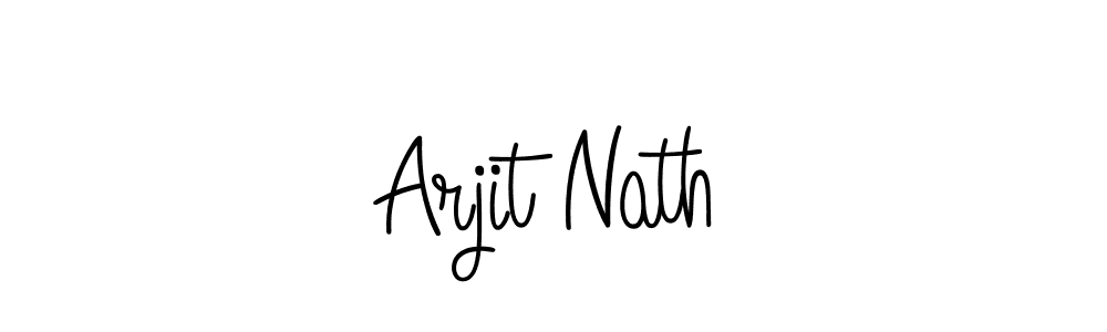 Make a beautiful signature design for name Arjit Nath. Use this online signature maker to create a handwritten signature for free. Arjit Nath signature style 5 images and pictures png