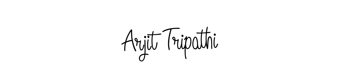 Also we have Arjit Tripathi name is the best signature style. Create professional handwritten signature collection using Angelique-Rose-font-FFP autograph style. Arjit Tripathi signature style 5 images and pictures png