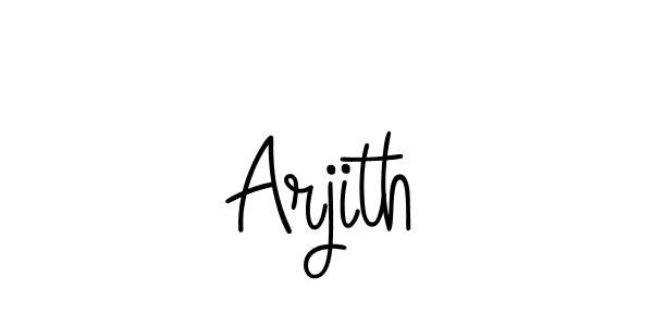 Make a beautiful signature design for name Arjith. Use this online signature maker to create a handwritten signature for free. Arjith signature style 5 images and pictures png