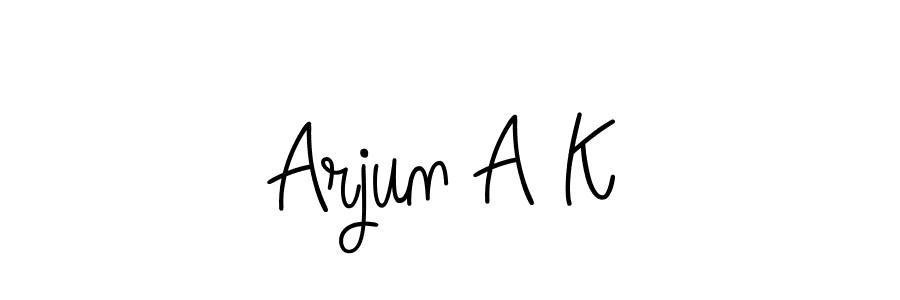 How to make Arjun A K signature? Angelique-Rose-font-FFP is a professional autograph style. Create handwritten signature for Arjun A K name. Arjun A K signature style 5 images and pictures png