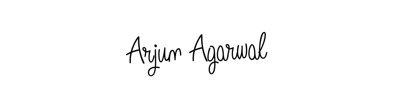 How to make Arjun Agarwal name signature. Use Angelique-Rose-font-FFP style for creating short signs online. This is the latest handwritten sign. Arjun Agarwal signature style 5 images and pictures png