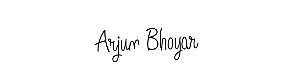 Make a beautiful signature design for name Arjun Bhoyar. With this signature (Angelique-Rose-font-FFP) style, you can create a handwritten signature for free. Arjun Bhoyar signature style 5 images and pictures png