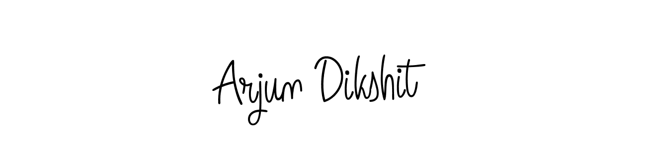 Design your own signature with our free online signature maker. With this signature software, you can create a handwritten (Angelique-Rose-font-FFP) signature for name Arjun Dikshit. Arjun Dikshit signature style 5 images and pictures png