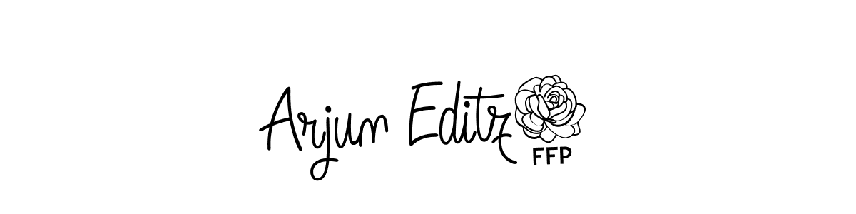 Arjun Editz1 stylish signature style. Best Handwritten Sign (Angelique-Rose-font-FFP) for my name. Handwritten Signature Collection Ideas for my name Arjun Editz1. Arjun Editz1 signature style 5 images and pictures png