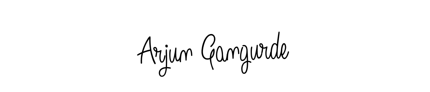 This is the best signature style for the Arjun Gangurde name. Also you like these signature font (Angelique-Rose-font-FFP). Mix name signature. Arjun Gangurde signature style 5 images and pictures png