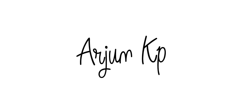 Design your own signature with our free online signature maker. With this signature software, you can create a handwritten (Angelique-Rose-font-FFP) signature for name Arjun Kp. Arjun Kp signature style 5 images and pictures png