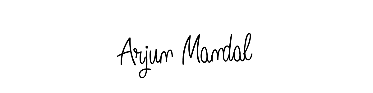 Also we have Arjun Mandal name is the best signature style. Create professional handwritten signature collection using Angelique-Rose-font-FFP autograph style. Arjun Mandal signature style 5 images and pictures png