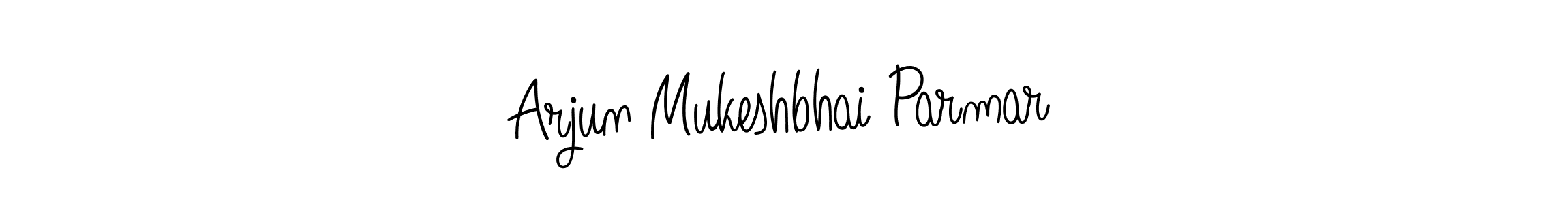 Use a signature maker to create a handwritten signature online. With this signature software, you can design (Angelique-Rose-font-FFP) your own signature for name Arjun Mukeshbhai Parmar. Arjun Mukeshbhai Parmar signature style 5 images and pictures png