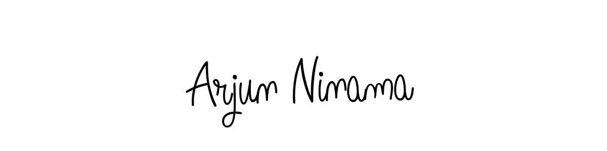 Check out images of Autograph of Arjun Ninama name. Actor Arjun Ninama Signature Style. Angelique-Rose-font-FFP is a professional sign style online. Arjun Ninama signature style 5 images and pictures png