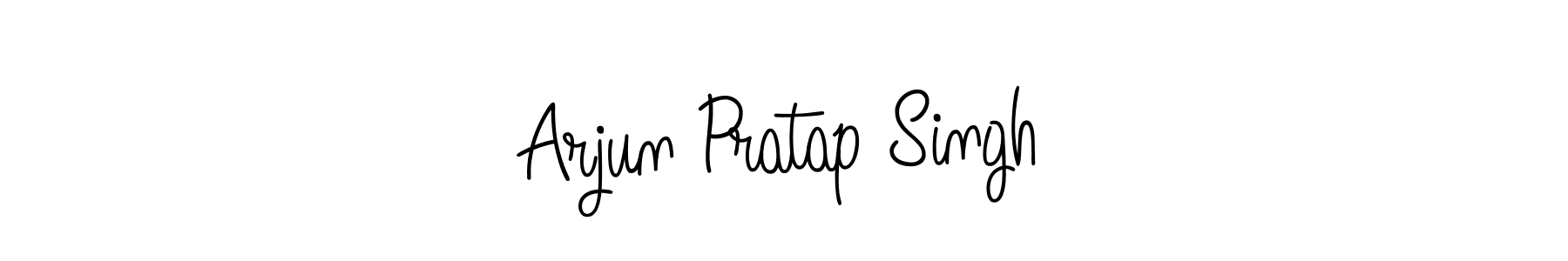 Create a beautiful signature design for name Arjun Pratap Singh. With this signature (Angelique-Rose-font-FFP) fonts, you can make a handwritten signature for free. Arjun Pratap Singh signature style 5 images and pictures png
