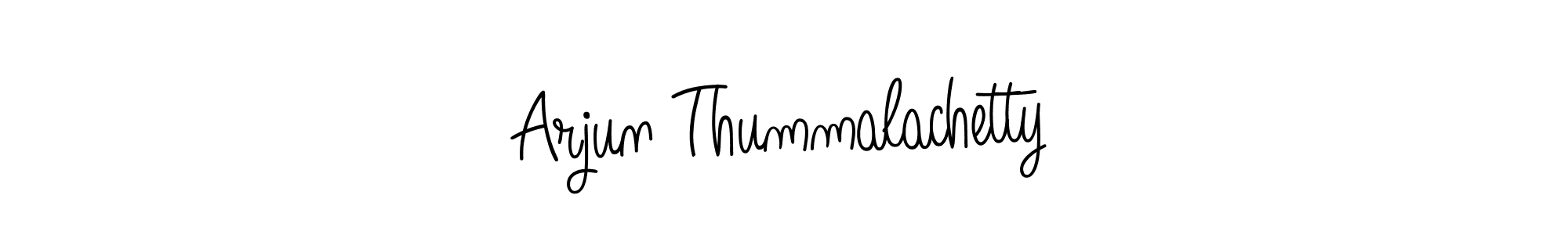 Similarly Angelique-Rose-font-FFP is the best handwritten signature design. Signature creator online .You can use it as an online autograph creator for name Arjun Thummalachetty. Arjun Thummalachetty signature style 5 images and pictures png