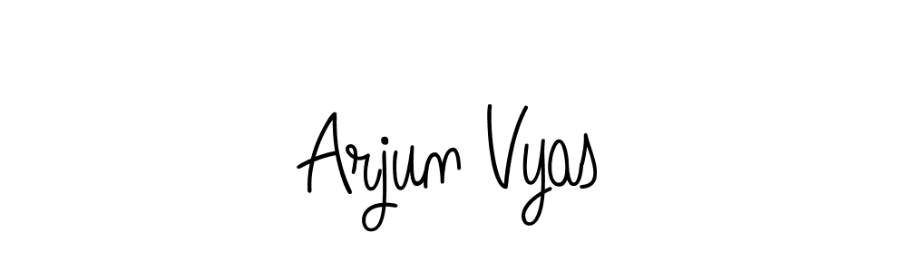 if you are searching for the best signature style for your name Arjun Vyas. so please give up your signature search. here we have designed multiple signature styles  using Angelique-Rose-font-FFP. Arjun Vyas signature style 5 images and pictures png