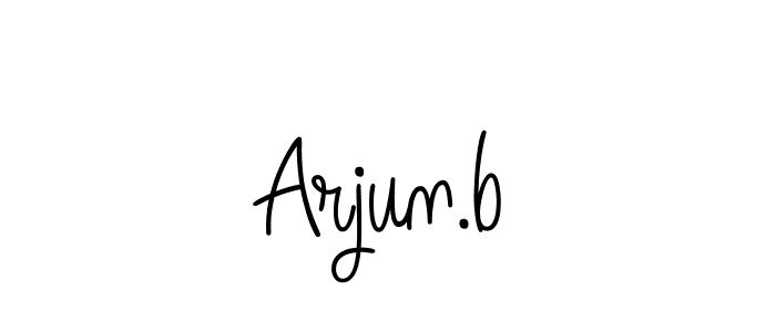 if you are searching for the best signature style for your name Arjun.b. so please give up your signature search. here we have designed multiple signature styles  using Angelique-Rose-font-FFP. Arjun.b signature style 5 images and pictures png