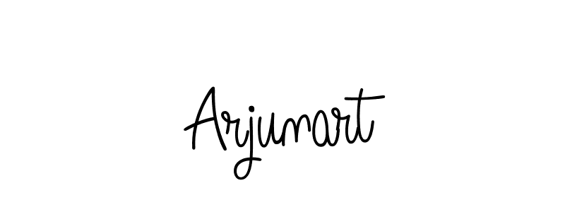 Once you've used our free online signature maker to create your best signature Angelique-Rose-font-FFP style, it's time to enjoy all of the benefits that Arjunart name signing documents. Arjunart signature style 5 images and pictures png
