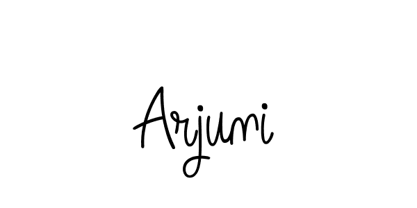 Make a beautiful signature design for name Arjuni. Use this online signature maker to create a handwritten signature for free. Arjuni signature style 5 images and pictures png