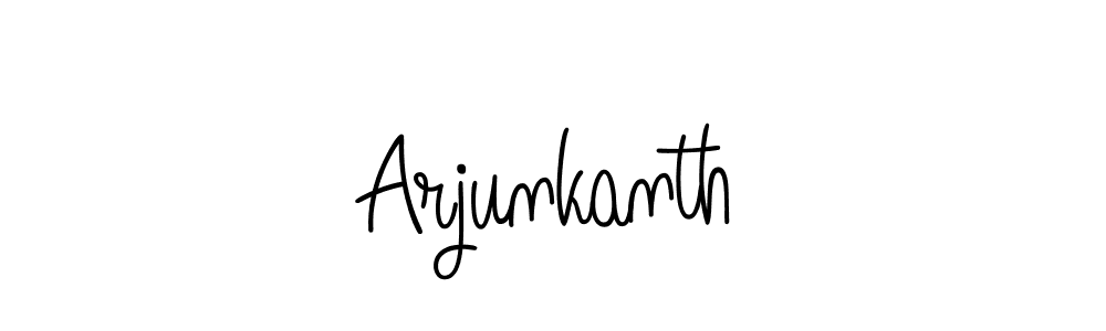 Angelique-Rose-font-FFP is a professional signature style that is perfect for those who want to add a touch of class to their signature. It is also a great choice for those who want to make their signature more unique. Get Arjunkanth name to fancy signature for free. Arjunkanth signature style 5 images and pictures png