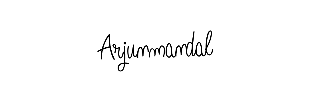 Create a beautiful signature design for name Arjunmandal. With this signature (Angelique-Rose-font-FFP) fonts, you can make a handwritten signature for free. Arjunmandal signature style 5 images and pictures png