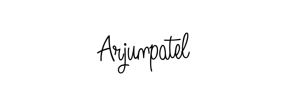 Create a beautiful signature design for name Arjunpatel. With this signature (Angelique-Rose-font-FFP) fonts, you can make a handwritten signature for free. Arjunpatel signature style 5 images and pictures png