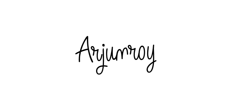 The best way (Angelique-Rose-font-FFP) to make a short signature is to pick only two or three words in your name. The name Arjunroy include a total of six letters. For converting this name. Arjunroy signature style 5 images and pictures png