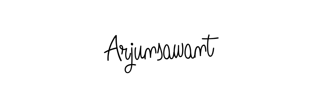 The best way (Angelique-Rose-font-FFP) to make a short signature is to pick only two or three words in your name. The name Arjunsawant include a total of six letters. For converting this name. Arjunsawant signature style 5 images and pictures png