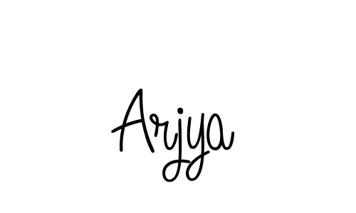 Best and Professional Signature Style for Arjya. Angelique-Rose-font-FFP Best Signature Style Collection. Arjya signature style 5 images and pictures png