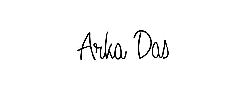 How to Draw Arka Das signature style? Angelique-Rose-font-FFP is a latest design signature styles for name Arka Das. Arka Das signature style 5 images and pictures png