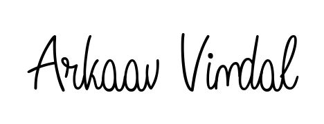 Create an unforgettable impression when signing with Arkaav Vindal name styled in Angelique-Rose-font-FFP typography. 100% free online generator. Arkaav Vindal signature style 5 images and pictures png
