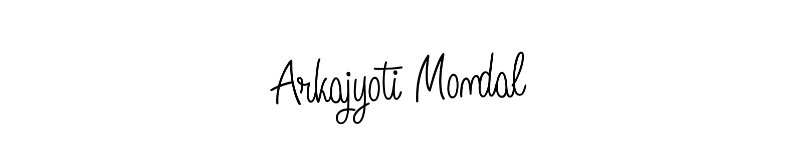 Here are the top 10 professional signature styles for the name Arkajyoti Mondal. These are the best autograph styles you can use for your name. Arkajyoti Mondal signature style 5 images and pictures png