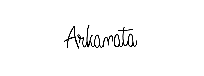 The best way (Angelique-Rose-font-FFP) to make a short signature is to pick only two or three words in your name. The name Arkanata include a total of six letters. For converting this name. Arkanata signature style 5 images and pictures png