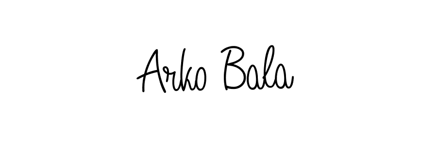 This is the best signature style for the Arko Bala name. Also you like these signature font (Angelique-Rose-font-FFP). Mix name signature. Arko Bala signature style 5 images and pictures png