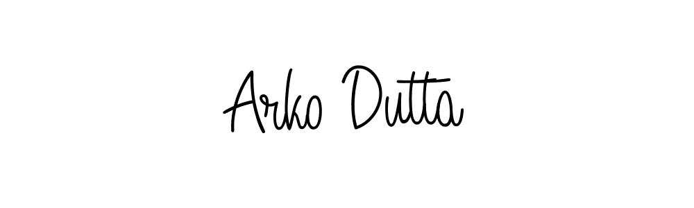 Best and Professional Signature Style for Arko Dutta. Angelique-Rose-font-FFP Best Signature Style Collection. Arko Dutta signature style 5 images and pictures png