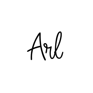 You should practise on your own different ways (Angelique-Rose-font-FFP) to write your name (Arl) in signature. don't let someone else do it for you. Arl signature style 5 images and pictures png