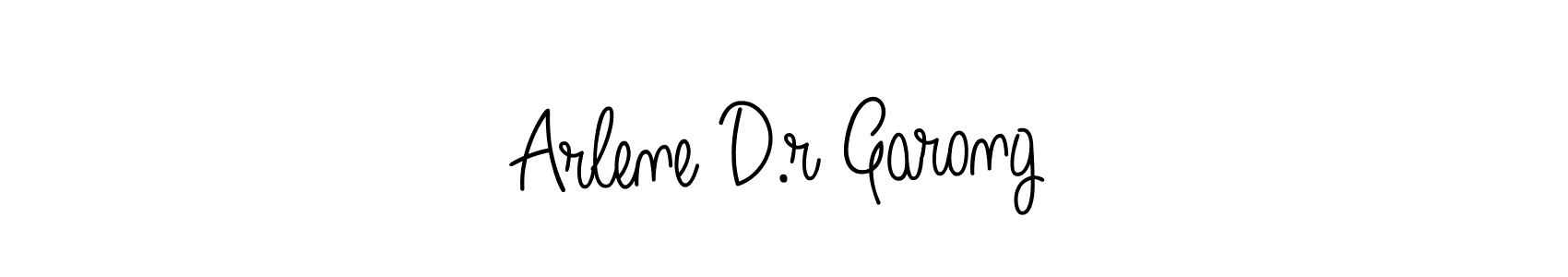 Design your own signature with our free online signature maker. With this signature software, you can create a handwritten (Angelique-Rose-font-FFP) signature for name Arlene D.r Garong. Arlene D.r Garong signature style 5 images and pictures png
