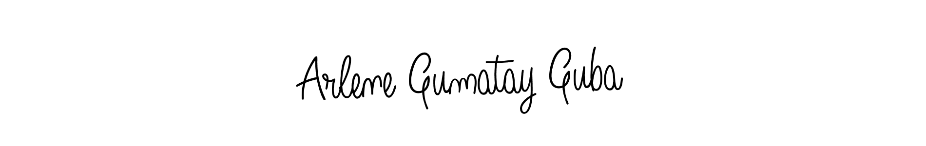 Also we have Arlene Gumatay Guba name is the best signature style. Create professional handwritten signature collection using Angelique-Rose-font-FFP autograph style. Arlene Gumatay Guba signature style 5 images and pictures png