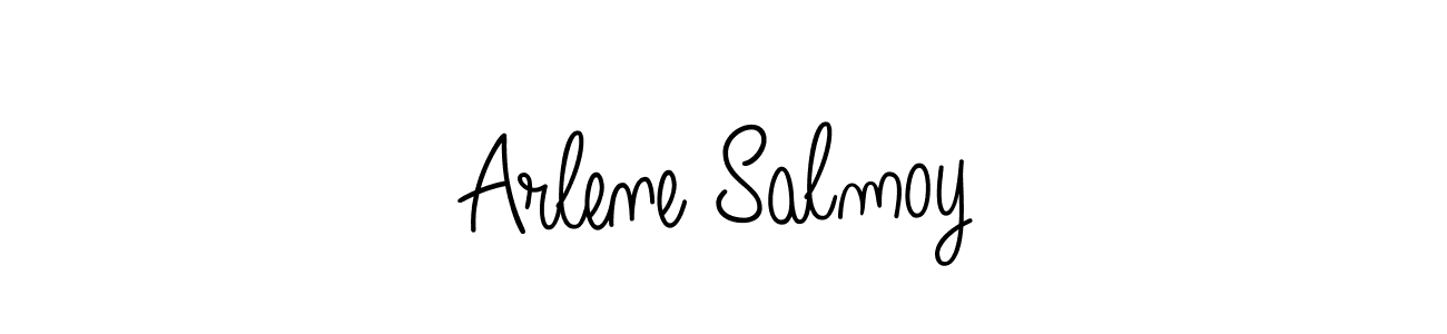 Design your own signature with our free online signature maker. With this signature software, you can create a handwritten (Angelique-Rose-font-FFP) signature for name Arlene Salmoy. Arlene Salmoy signature style 5 images and pictures png