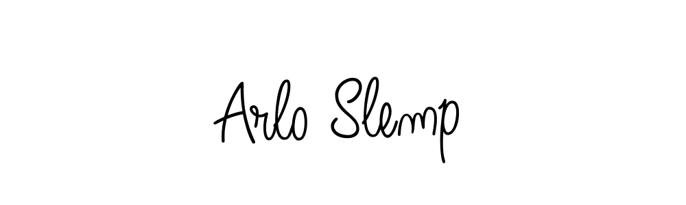 Create a beautiful signature design for name Arlo Slemp. With this signature (Angelique-Rose-font-FFP) fonts, you can make a handwritten signature for free. Arlo Slemp signature style 5 images and pictures png