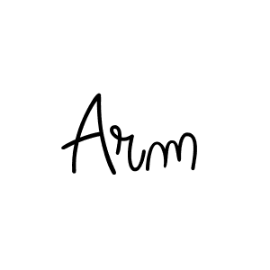 Create a beautiful signature design for name Arm. With this signature (Angelique-Rose-font-FFP) fonts, you can make a handwritten signature for free. Arm signature style 5 images and pictures png